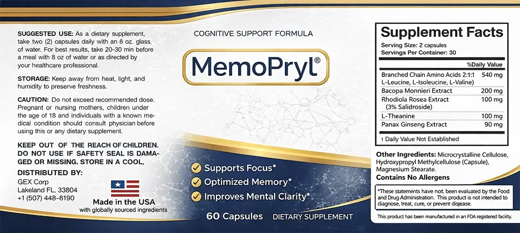 Rótulo MemoPryl
